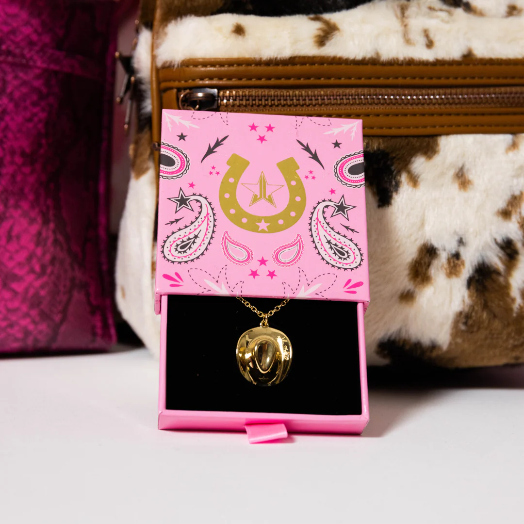 Engraved Cowgirl Hat Necklace - Image 3