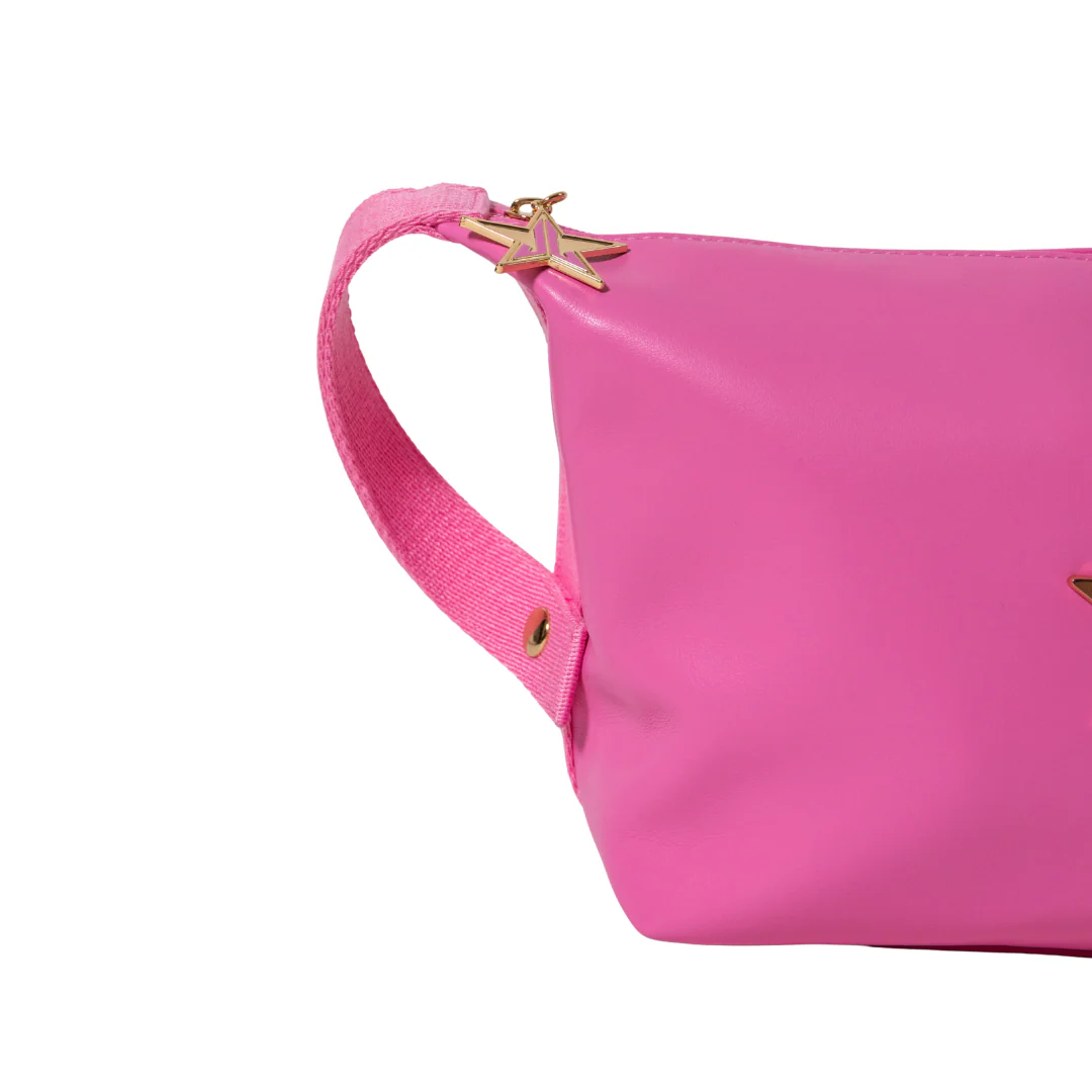 Faux Leather Snap Clip Bag - Image 3